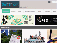 Tablet Screenshot of journaloutremont.com